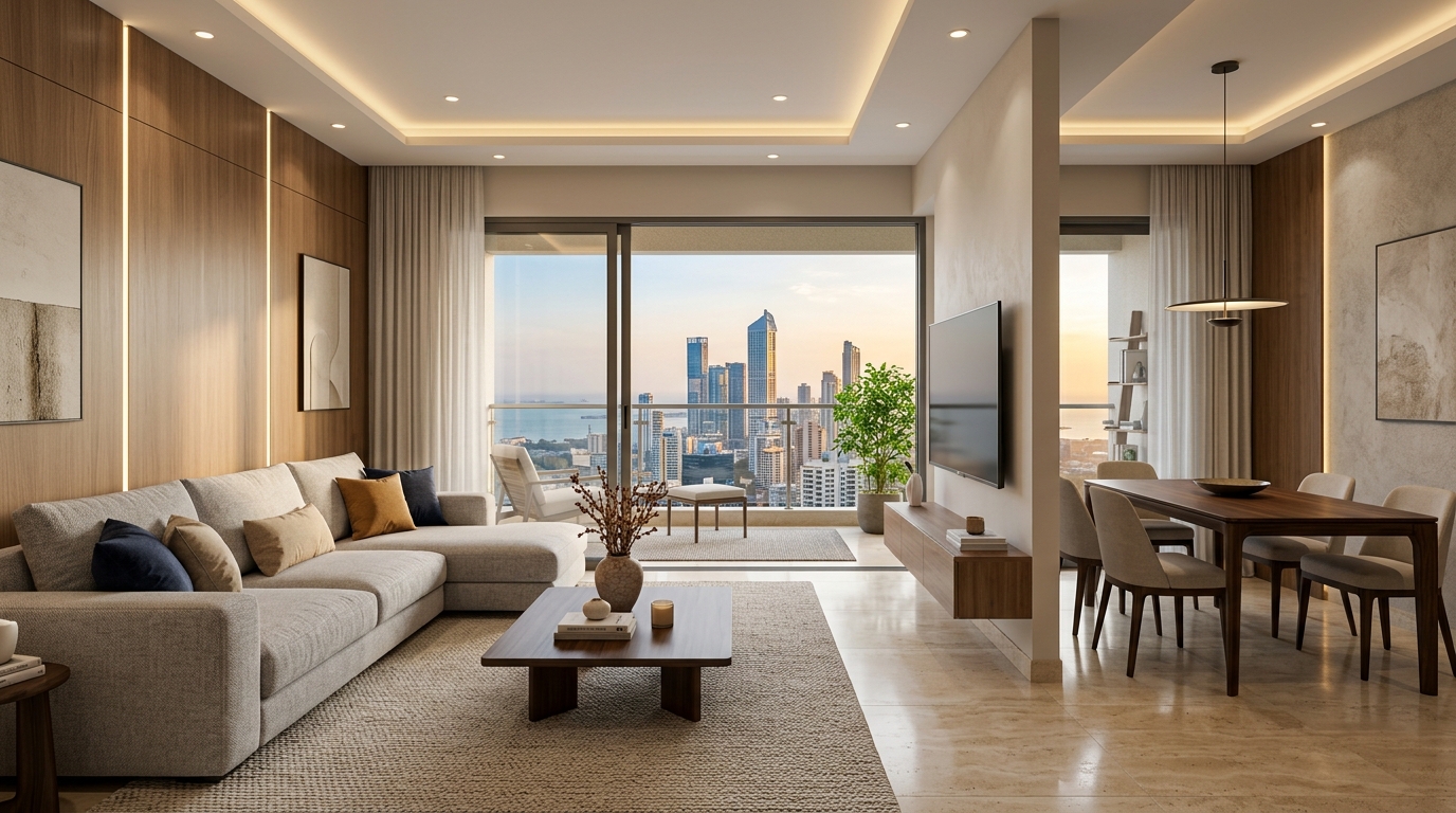 2 BHK Park View Layout Plan